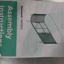 LINSY HOME Sideboard Buffet Cabinet with Storage, 55" Fluted Coffee Bar Cabinet with Tambour Sliding Doors and Drawer, Mid Century Modern Wood Storage Buffet Table for Kitchen, Living Room, Oak