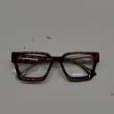 livho Oversized Eyewear Frame for Woman and Men - Rectangle Fashion Glasses for Computer, Chic Preppy Frame (*Coco Tortoise)