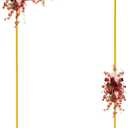 Asee'm 6.6FTx4FT Gold Wedding Arch Backdrop Stand Square Metal Rectangular Arch Frame for Ceremony Party Birthday Bridal Baby Shower Anniversary Arbor Balloon Decoration