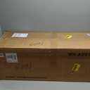 Real Solid Wood Rustic Vintage Industrial Etagere Bookshelf, Metal & Timber Free Vintage Bookcase, Retro Brown (Genuine Timber) (6-Tiers-RawWood)