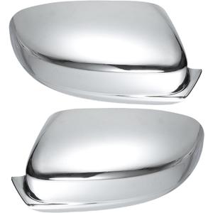 uxcell 1 Pair Chrome Plated Full Mirror Cover Cap for Dodge Charger 2011-2022