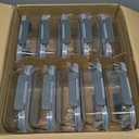 KOMUEE 10 Packs 30 oz Glass Meal Prep Containers,Glass Food Storage Containers with Lids,Airtight Lunch Bento Boxes,Microwave,Freezer and Dishwasher,Gray