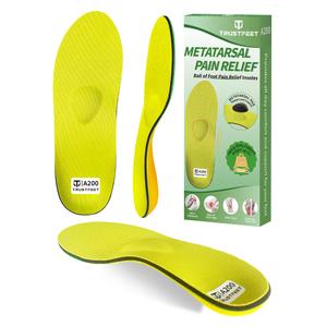 Trustfeet Ball of Foot Pain Relief Shoe Insoles for Morton's Neuroma,Metatarsalgia,Foot Pain, Arch Support Inserts for Metatarsal Pain Relief,Plantar Fasciitis,Orthotic Insoles for Men Women-C, US M 6.0-6.5/ US W 7.5-8.0