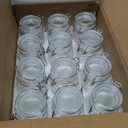 Spice Jars 8 oz Glass Jars with Airtight Lids, Set of 12 Small Glass Spice Jars with Labels, Kitchen Storage Containers for Herbs, Seasoning, Pantry Organization