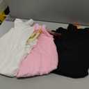 3 Pack Girls Turtleneck Long Sleeve Pullover T-Shirt Soft Warm Stretch Kids Basic Turtle Neck Tops for Girls (13-14 Years, Pink, White, Black)