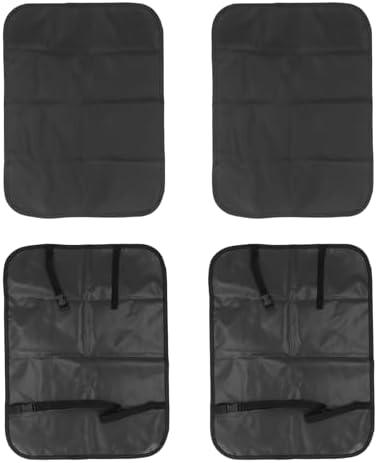Hulex Supplies Car Backseat Cover, Oxford Fabric Backseat Protector, Kicking Car Mat for Rear Seats, Simple Multifunctional Seating Protector with 2  Pack for and Pets