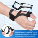 Velpeau Waterproof Thumb Brace for Arthritis Pain and Support, Semi-rigid Silicone Thumb Spica Splint Ideal for De Quervains Tenosynovitis, Tendonitis, One Size Fits Most, Can be Worn on Both Hands