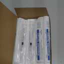 50 Pcs 1ml Syringes with Caps Oral Dispenser Individually Sterile Warpped for Medicine Dropper, Colostrum Collect Feeding Pets, Liquid