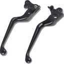 NTHREEAUTO Black Brake Clutch Lever Hand Levers Compatible with Harley Sportster 883 1200 Dyna Softail Electra Glide Road King Touring Fat Bob