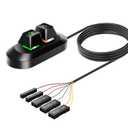 PC Power Button, Desktop External PC Power Switch, Mechanical Keyboard Switch Start On/Off/Reset for Computer Motherboard (1.8M)