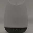 HealthSmart 500ML Essential Oil Diffuser for Large Rooms, Cool Mist Humidifier and Aromatherapy Diffuser, Adjustable Timer, Mist Mode and 7 LED Light Colors, White (Pack of 1)