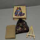 Wooden Puzzles for Adults, Cat Puzzles, Wooden Jigsaw Puzzles for Adults, 220 Pieces Wood Puzzles Adult, Unique Animal Shape Wood Puzzle, Creative Puzzle Gifts for Family Friend(13.3 * 10.4in)