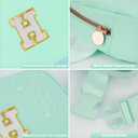 Uygafly Belt Bag Fanny Pack Crossbody Bags with Initials Cute Stuff Birthday Gifts for Teenager Girls Trendy Stuff for Teens - White H,Light Green Bag