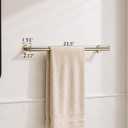 4 Pcs Bathroom Hardware Set, Champagne Bronze Towel Bar Kit