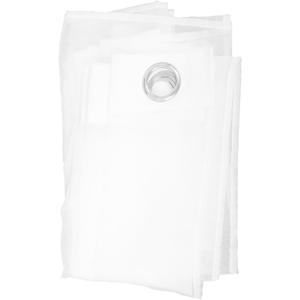 White Sheer Kitchen Curtains Sheer Curtains for Windows Bedroom Living Drapable Privacy