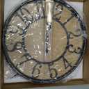 Amazon.com: Maxstar Wall Clock Silent Bronze Rustic Farmhouse Metal & Wood with Arabic Numeral, Battery Operated Wall Clocks Decorative for Living Room Bedroom Office Home Decor 16inch : Home & Kitchen