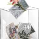 Giadun Acrylic Card Box with Slot, Large Blank Gift Clear Card Boxes for Reception, Party, Wishing Well, Money Box Holder, Graduation Decorations, Baby Shower