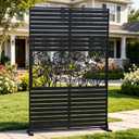 Privacy Fence Screen 6FT Metal
72INx48IN Privacy Fence for Deck Patio Balcony Garden Decorative Outdoor Divider