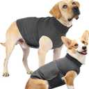 Dog Anxiety Vest, Skin-Friendly Thunder Jacket for Dogs, Dog Calming Shirt for Thunder, Fireworks, Vet Visits and Separation - Keep Pet Calm Without Medicine & Training, Anti Anxiety for Dogs, Large