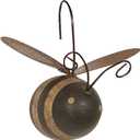 Primitives by Kathy 12161 Rustic Mini Ornament Set, Set of 12, Bee, 12 Count