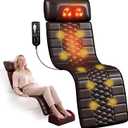 Full Body Massage Mat with Heat, Shiatsu Neck Massage Pillow, 10 Vibrating, 3 piece Set