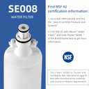 SETFEEL Adq360061 Water Filter Replacement for LG Refrigerator Lt700p Adq36006101 Lfds22520s,Fit Kenmore 9690 469690 Adq36006102 Lfxc24726s Lfxc29626s Rwf1200a Water Filter, 3-Pack