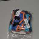 Eagloo Dog Harness for Large Dogs, No Pull Service Vest with Reflective Strips and Control Handle, Adjustable and Comfortable for Walking, No Choke Pet Harness with 2 Metal Rings, Blue & Orange, L