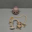 Baby High Chair Suction Toys Teething Chew - Baby Table Toys, Teething Toys Silicone Teethers, Food Grade Silicon for 6 12 18 Months (Beige Rosepink)