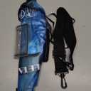 HEETA Dry Bag Waterproof for Women Men, Roll Top Lightweight Dry Storage Bag Backpack with Phone Case for Travel Swimming Boating Kayaking Paddle Board Camping Beach Accessories (Transparent Blue, 5L)