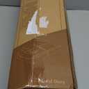 Blissful Diary Vegan Leather Baby Changing Pad with Waterproof & Wipe-Clean PU Cover, Standard Size Cozy Diaper Changing Pad for Dresser and Table, Light Gray