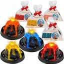 28 Pack Valentine's Day Gift Erupting Volcano Kit with Greeting Cards Volcano Science Experiment Party Favor STEM Educational Toys School Gifts Exchange Classroom Prizes for Boys Girls