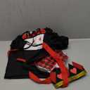 fun shack Queen of Hearts Costume for Women, Red Queen Outfit, Evil Costume for Women (Large, Black)