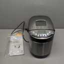 KITCHENARM 29-in-1 SMART Bread Machine with Gluten Free Setting 2LB 1.5LB 1LB Bread Maker Machine with Homemade Cycle - Stainless Steel Breadmaker with Recipes Whole Wheat Bread Making Machine (29 Programs - 3 Loaf Sizes - 3 Crust Colors)
