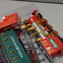 BainGesk Train Set, Christmas Train Set with Steam, Light and Sounds, Train Sets for Under Christmas Tree, Electric Train Toys for 3 4 5 6 7 8 Year Old Kids, Ideas Boys & Girls Christmas Gifts