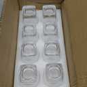 Maredash Drinking Glasses Set of 8, Glassware Set Includes 8 Rocks Glasses Heavy Base Glass Cups for Water, Juice, Beer, Wine, and Cocktails