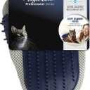Four Paws Magic Coat Professional Series Love Glove Silicone Cat Grooming Mitt, Deshedding & Dematting, 1 Count