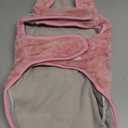 Malier Dog Winter Coat, Reversible Fleece Dog Cold Weather Coats, Windproof Warm Snow Puppy Jacket Vest Pet Clothes for Small Medium Large Dogs (Pink, Large)