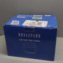 Novaspark Low Carb Rice Cooker Stainless Steel Inner Pot, Mini Stainless Steel Rice Cooker Small 5 Cup, LED Display Low Sugar Rice Maker, 24H Timer and Auto Keep Warm, White Rice/Porridge/Oatmeal, White