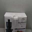 Juicer Machines Easy to Clean, with Wide Mouth & Large Feed Chute, Cold Press Juicer For Whole Fruits & Vegetables, Slow Masticating Self Feeding for Juice Extractor Machine, High Juice Yield (Medium, Premium Black)