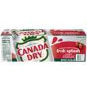 Canada Dry Zero Sugar Cherry Gingerale Fruit Splash 12oz, Pack of 12 (EXP 08/16/25)