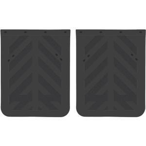 24x30 Inch Rubber Mud Flaps for Semi Trucks, 2 Pcs Universal Heavy Duty Truck and Trailer Mudflap Set, Black