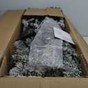 9 ft. Unlit Premium Snow Flocked Hinged Artificial Christmas Tree with Metal Stand
