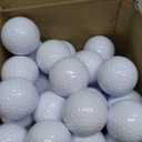 Jerify Practice Golf Balls Bulk 45g Solid Rubber Golf Training Balls High Bounce Performance for Hit Away Swing Driving Range Indoor Outdoor Training