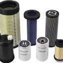 1001199738 1000-Hour Service Filter Kit for JLG SkyTrak T4F ULS 6036 6042 8042 10042 10054 Telehandlers, 7 Pcs Maintenance Set 1319726 70025852 70026234 70026453 70024152 70025853 70027609