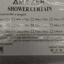 Amazer Khaki Shower Curtain Liner, Khaki Fabric Shower Liner, 2-in-1 Bathroom Shower Curtain and Liner, 12 Grommet Holes, Water Proof, Machine Washable, Hotel Quality, 72 x 72 Inches