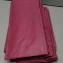 19 Pack Disposable Plastic Tablecloth Rectangle, 54 X 108 Inch Premium Plastic Table Cover for Parties, Picnic, Camping, Birthday, Weeding (Burgundy, 54" X 108" Rectangle)