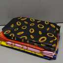 Locmeo 24 Pcs Gold Rings Gift Bags with Handles 8 x 4 x 10 Inch Blue Hedgehog Cartoon Non Woven Bags Video Game Party Favors for Gamer's Party Decorations Birthday Gifts Snack Supplies(Stylish)