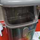 Frigidaire Countertop Crunchy Chewable Nugget Ice Maker, Compact, 33lbs per Day, Metallic Finish