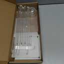 6 Pack Clear Acrylic Balloon Stand Kit, 15.75 Inch Reusable Balloon Sticks Holder With Base Perfect for Tabletop Centerpiece Party Event Decorations (15.75" 6 Pack)