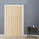 Multifold Oak 32inx80in Accordion Doors Interior,Retractable PVC Compact Accordion Bifold Sliding Folding Closet Doors for Doorway,Bedroom (Oak,32in*80in)